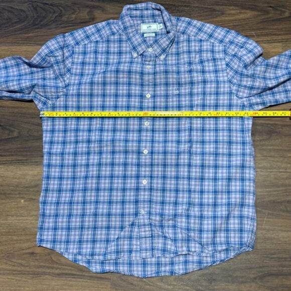 Southern Tide Men's Extra Large XL Button Down Plain Blue Shirt - Picture 4 of 7